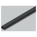 マサル工業 テープ付Fモール2号 ブラック SFT2W