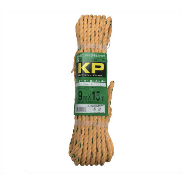 ユタカメイク　ロープ　KPトラックロープ(OB)　9×15