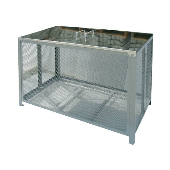 簡単!!組み立て式[特長]:■ご家庭・事務所向け!■蓋はステンレス製(SUS304)、本体はポリエステル粉体塗装仕上げで錆に強い■45Lゴミ袋が約11袋入ります[サイズ]：■商品サイズ：幅1200×奥行610×高さ770mm