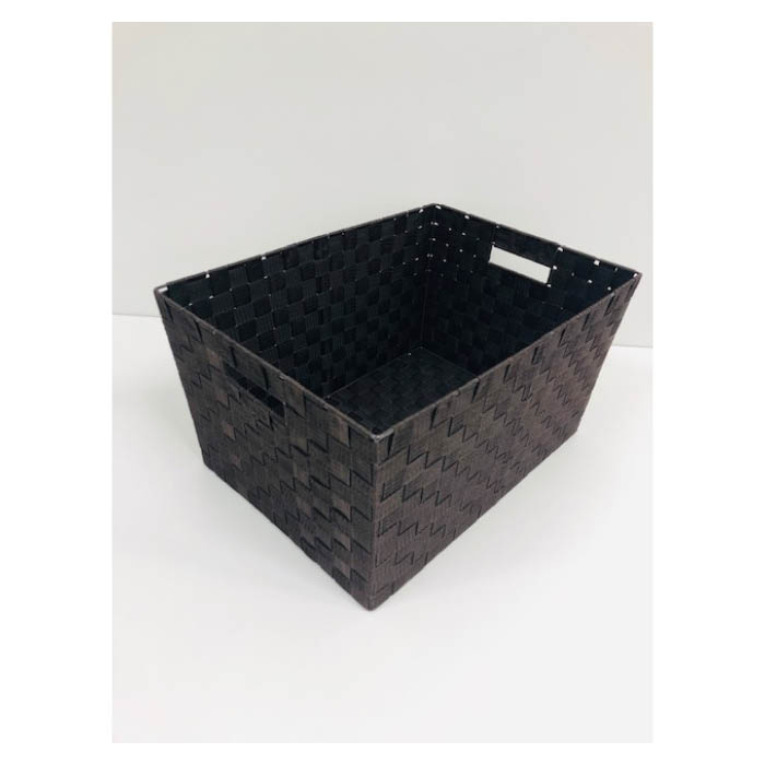 Rectangular - ナフコ リボンバスケット特大 BR 49×35×26cm