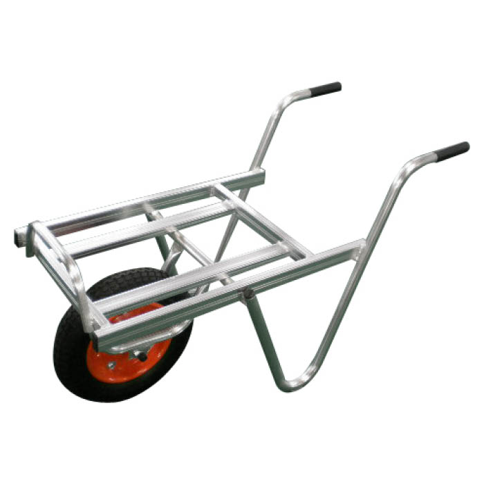 [特長]：■耐荷重：約60kg■軽くて持ち運びしやすいアルミ製■1輪1コンテナ用の小型タイプ■エアータイヤ仕様