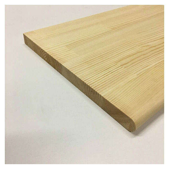Rakuten - パイン集成材片R加工 24mm 約150×450mm