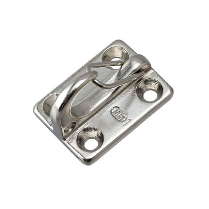 [仕様]：■フック本体厚み：6mm■バネ開き寸法：13mm■本体打ち込み部穴径：5.2mm■フックバネ部開きーフック内側寸法：3.5mm■参考使用荷重：15kg[材質]：ステンレス