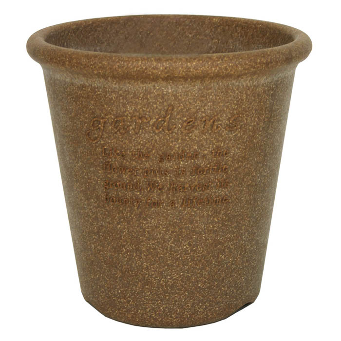 Wooden Planters - エコポット丸5号 NA