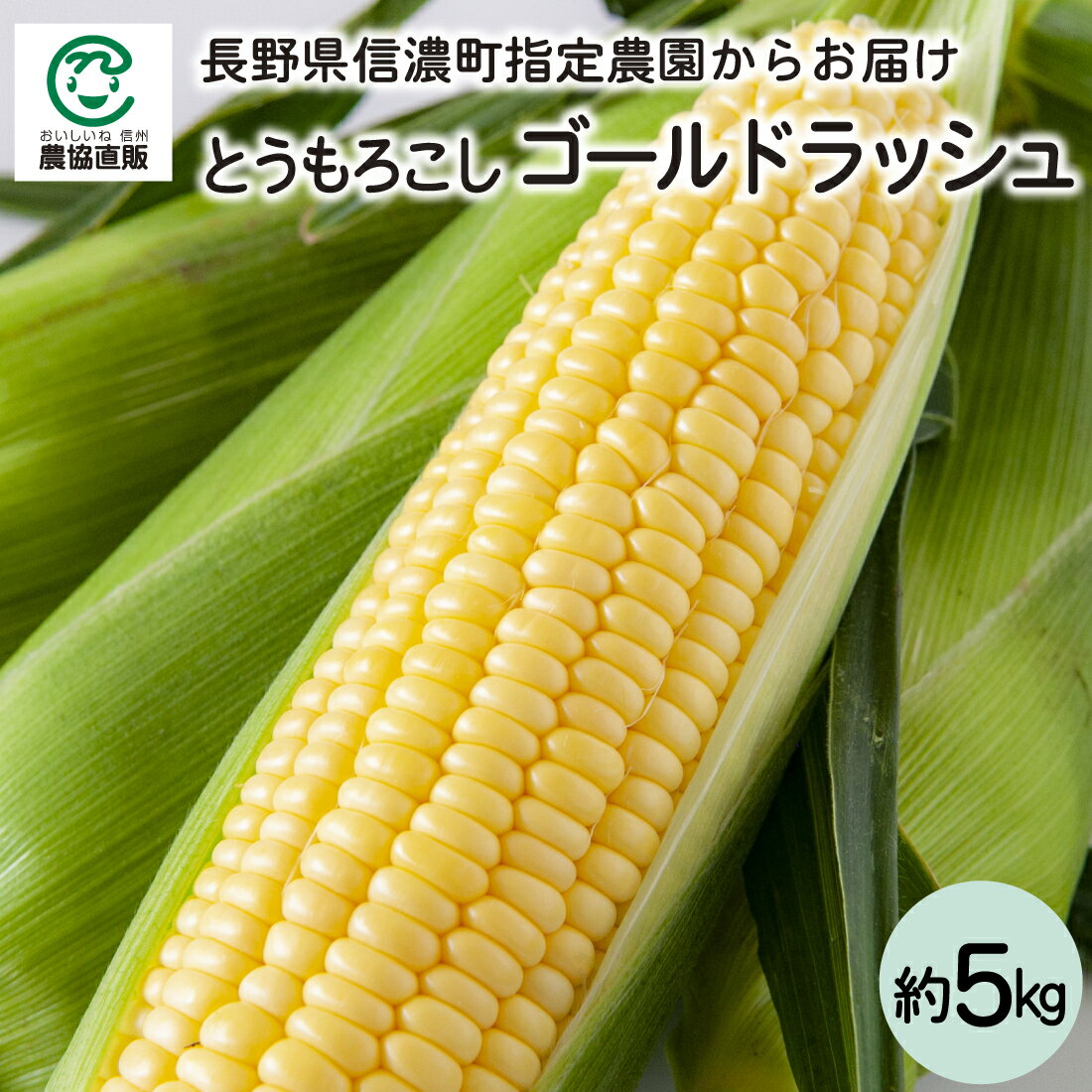 長野県信濃町指定農園とうもろこし ゴールドラッシュ5kgのサムネイル