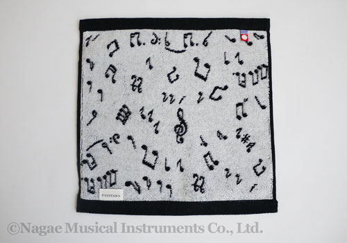 今治タオルハンカチ 音符