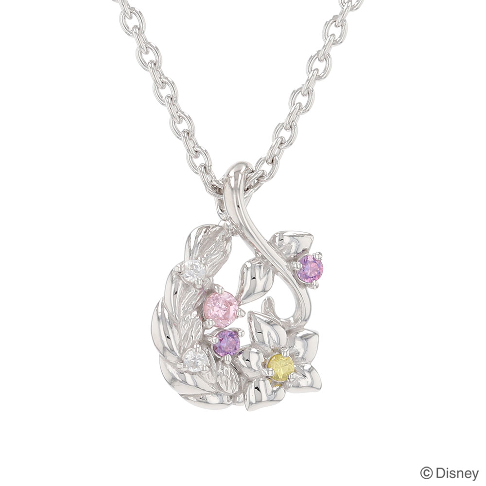 ディズニー ペンダント ネックレス ラプンツェル プリンセス シルバー キュービック ジュエリー (VPCDS 20172) クリスマスのサムネイル