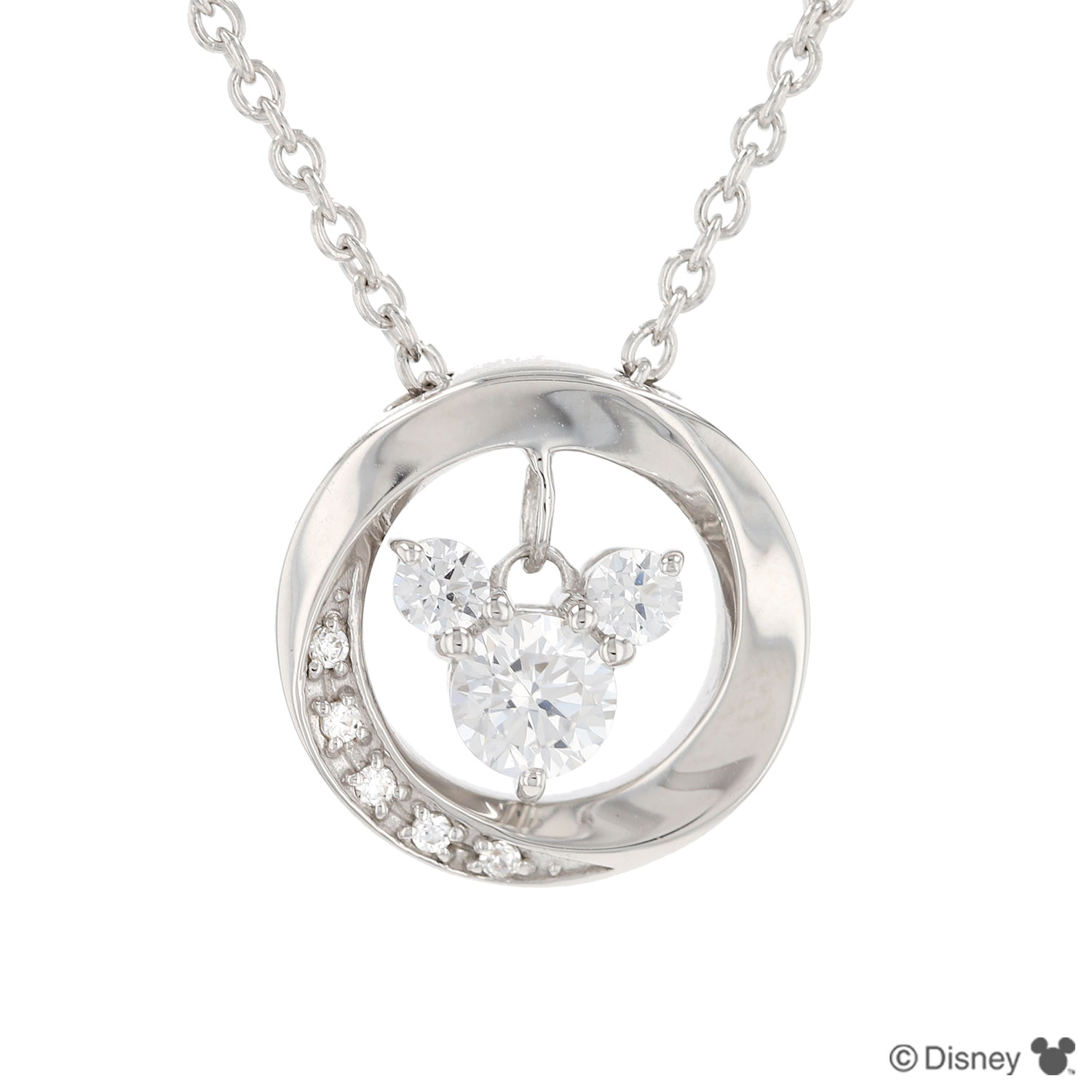 楽天NAGAHORI ONLINE SHOPディズニー ペンダント ネックレス WEB限定 ミッキー ラウンド シルバー ギフト 誕生日 クリスマス（VPCDST0001） ＊ARカード付き