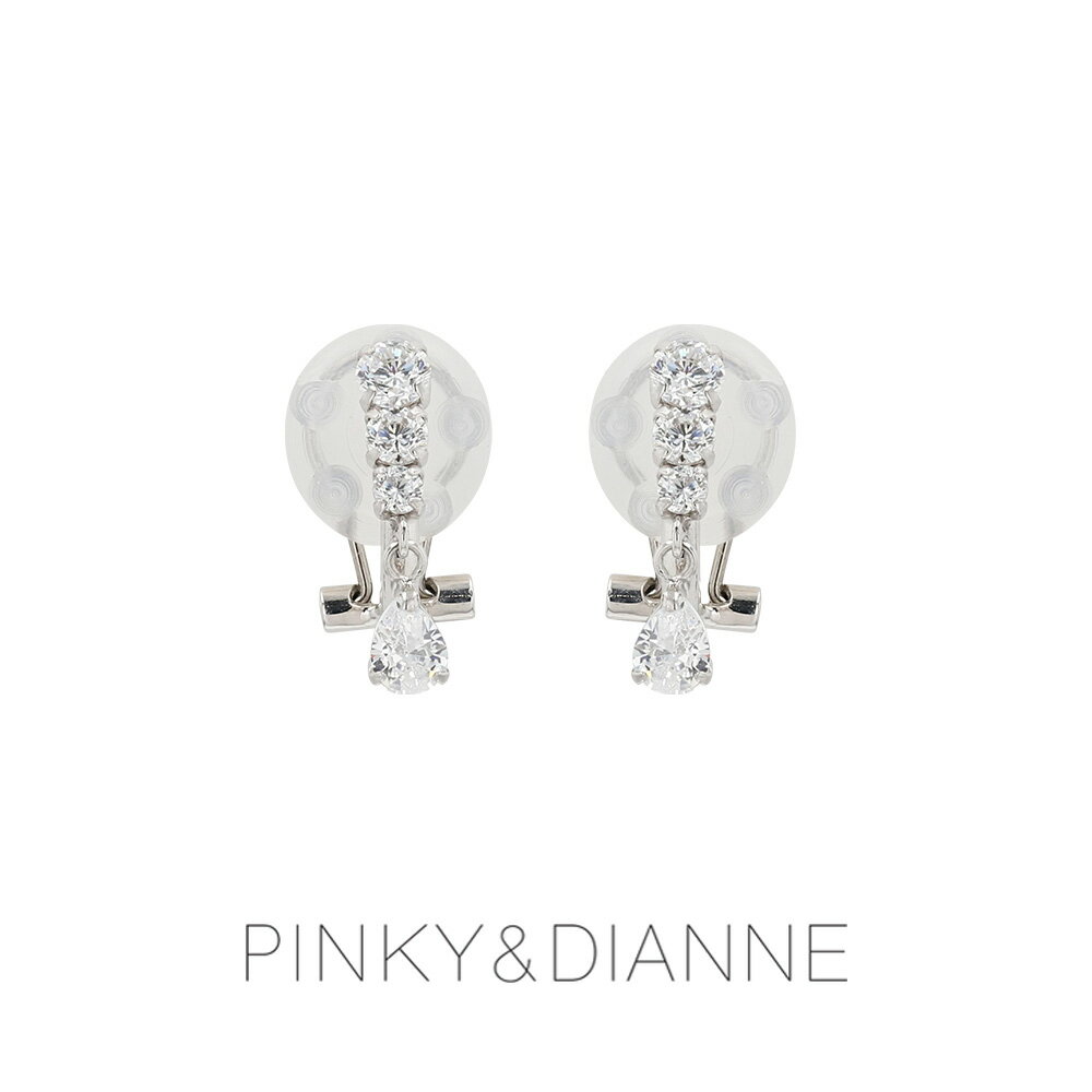 ピンキーアンドダイアン PINKY&DIANNE イヤリング シルバー キュービックジルコニア ホワイト ジュエリー verpd52237 クリスマス