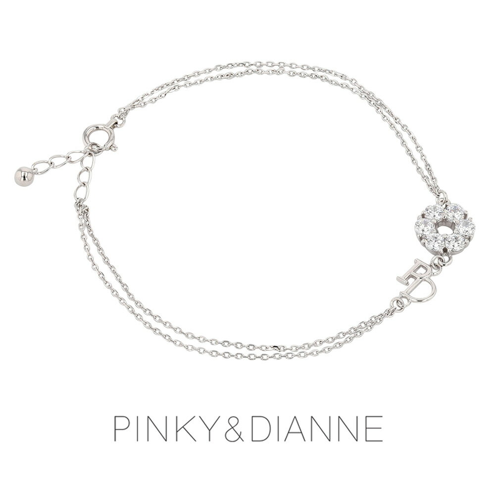 楽天NAGAHORI ONLINE SHOPピンキー＆ダイアン ブレスレット 10金 ホワイトゴールド キュービックジルコニア （OBLPD70060） クリスマス