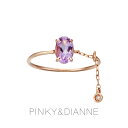 ピンキー&ダイアン リング 10金 ピンキー ダイヤモンド ローズアメシスト お守り (DFRPD60358) クリスマス