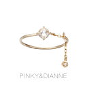 ピンキー&ダイアン リング 10金 ピンキー ダイヤモンド ホワイトトパーズ お守り (DFRPD60359) クリスマス
