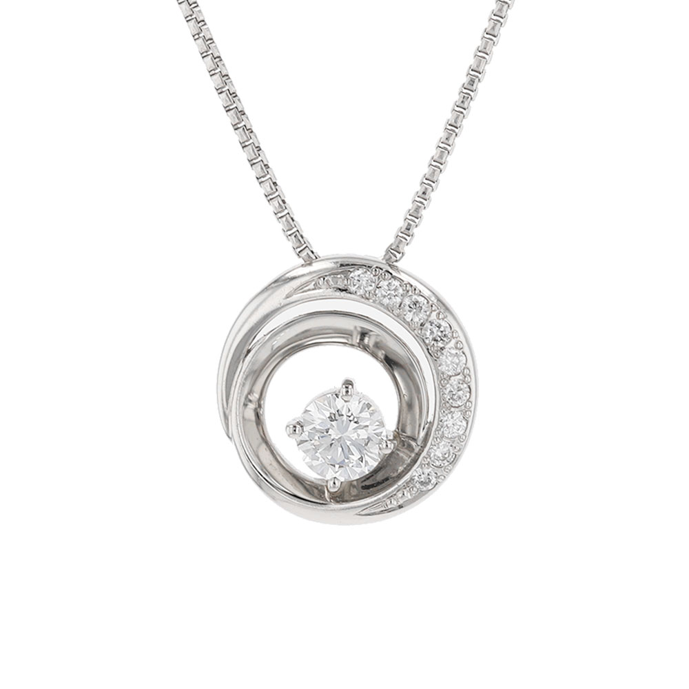 【正規品】[スイートテン・ダイヤモンド] Sweet 10 Diamond プラチナ ダイヤモンド ペンダント ネックレス 10石 記念日　ラウンド　華やか　ご褒美　pcsdg20077
