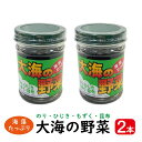 大海の野菜 2本 【送料無料】( 大海の野菜 海藻 のり ひじき もずく 昆布 丸虎 食品 ご飯のお供 )