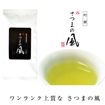 お茶 緑茶 吟撰さつまの風100g 吟選 10本まとめ買いで1本おまけ グルメ大賞受賞茶のワンランク上 上質な鹿児島茶 煎茶お取り寄せ ポスト投函便送料無料