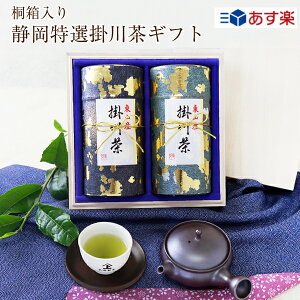 あす楽 東山産特選掛川茶桐箱入2缶セット お歳暮 お年賀 夏ギフト お茶 ギフト 高級 贈答用 深蒸し茶 豪華 静岡茶 お祝い お返し 御礼 ありがとう 内祝 入学祝 卒業祝 合格祝 快気祝 退職祝 就職祝 ご挨拶 お中元 プレゼント 退職 退職プレゼント お取り寄せ 送料無料