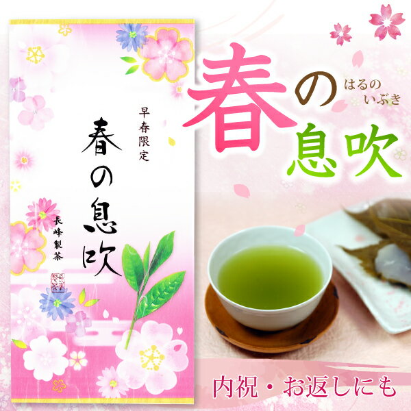 《早春限定》お茶 春の息吹100g バレンタイン ホワイトデー お返し 御礼 ご挨拶 深蒸し茶 緑茶 プレゼント プチギフト ありがとう ポスト投函便送料無料格安通販　バレンタイン　人気　ランキング