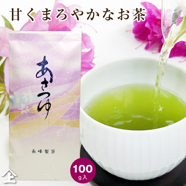 新茶入荷！ 2024年度産 お茶 あさつゆ100g 鹿児島茶 甘味豊かな深蒸し茶 緑茶 お取り寄せ ポスト投函便送料無料