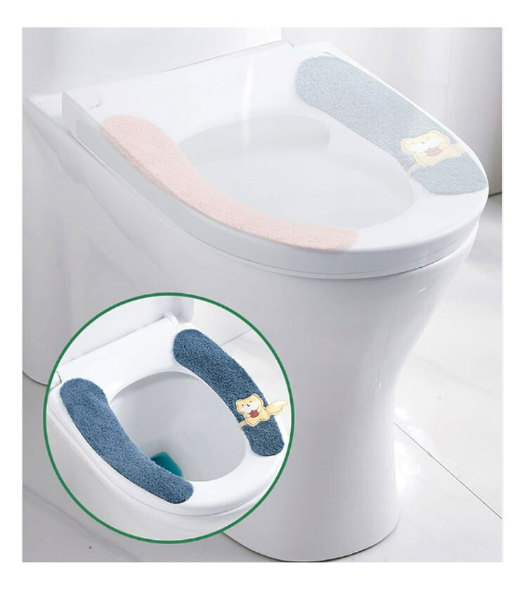 便座マット 貼る ずれない o型 【送料無料】便座シート トイレカバー 便利グッズ 大人 セルフカット u型 洗浄暖房 便座カバー ベンザシート かわいい 子供 ふんわリッチ トイレ用品 便座カバー トイレ雑貨 トイレグッズ トイレ nagamori-10003111 バッグ angels サンプル画像2