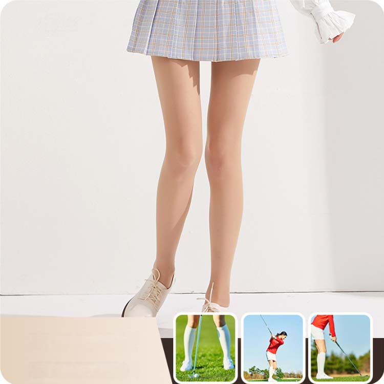 レギンス 素足 紫外線対策 美脚 ストッキング 春夏 伝線防止 ゴルフストッキング パンティストッキング 2枚セット 暑くない 15デニール スポーツウェア UVカット UV対策 レディース ゴルフウェア