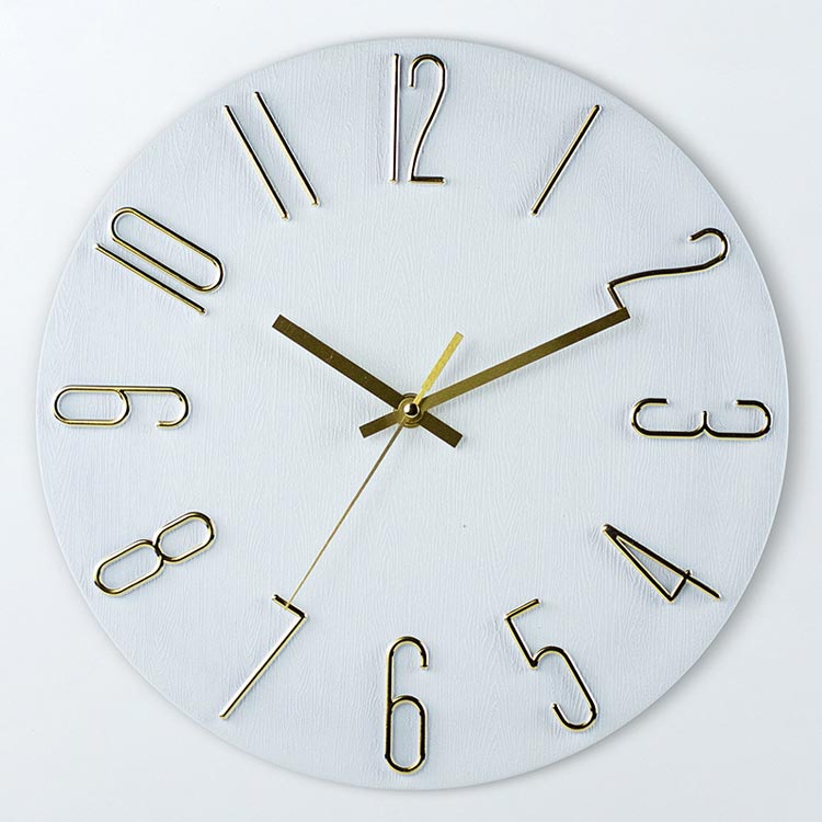 壁掛け時計 おしゃれ 大文字盤 シンプル 北欧風 掛け時計 3D立体数字 見やすい インテリア ウォールクロック wall clock アンティーク 静音 新築祝い 結婚祝い 引越し祝い