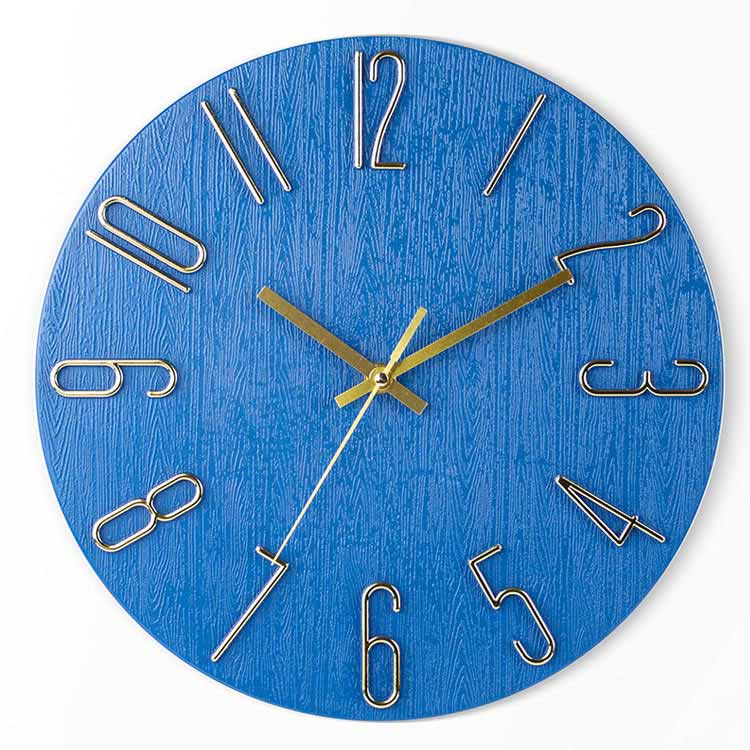 壁掛け時計 おしゃれ 大文字盤 シンプル 北欧風 掛け時計 3D立体数字 見やすい インテリア ウォールクロック wall clock アンティーク 静音 新築祝い 結婚祝い 引越し祝い [2]