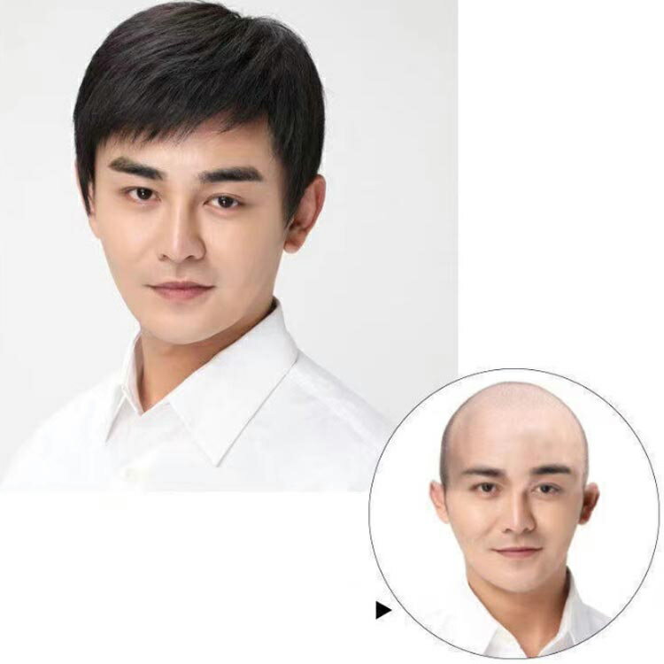 薄毛 メンズ 黒髪 男性 つけ毛 カツラ 爽やか ウィッグ 増毛 フルウィッグ 白髪隠し レイヤーカット ショート 父の日 紳士 ミディショート フレッシュ ブラック 人毛