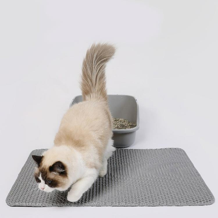 防臭 猫 猫用 トイレマット 砂取りマット 猫砂キャッチャー ペット 折り畳み式 犬 ...