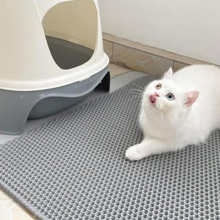 防臭 猫 猫用 トイレマット 砂取りマット 猫砂キャッチャー ペット 折り畳み式 犬 ...