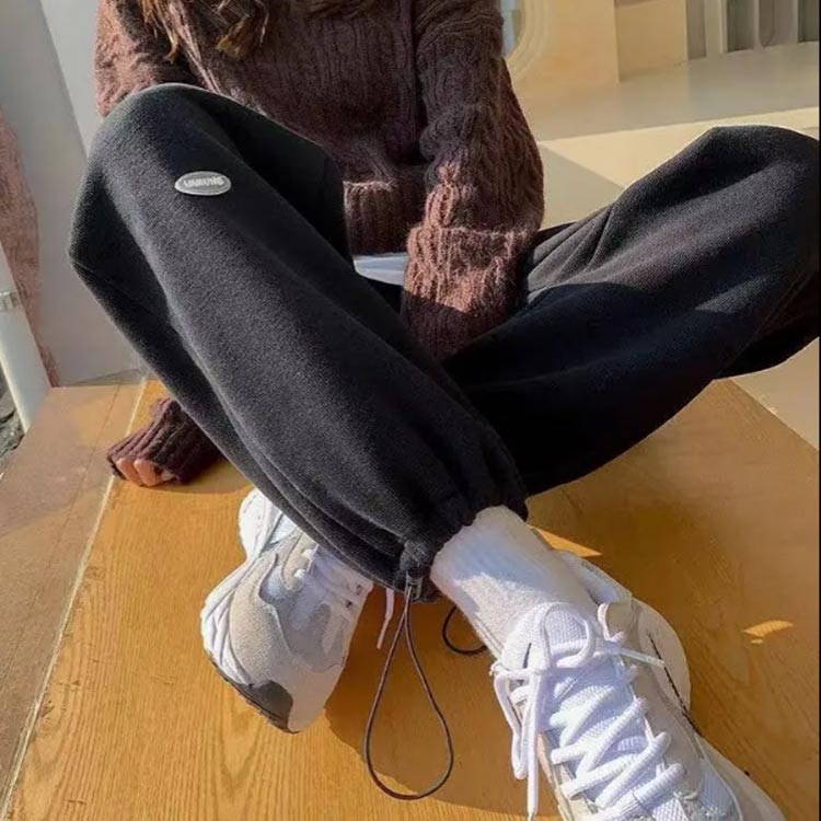 裏起毛パンツ ルームウェア ロング丈 ジョガーパンツ 裏ボア ロングパンツ 裏起毛パンツ レディース パンツ スウェット 暖かい 裏フリース イージーパンツ ウエストゴム 保温 あったか 超極厚 大きいサイズ ゆったり もこもこ 無地 秋 冬