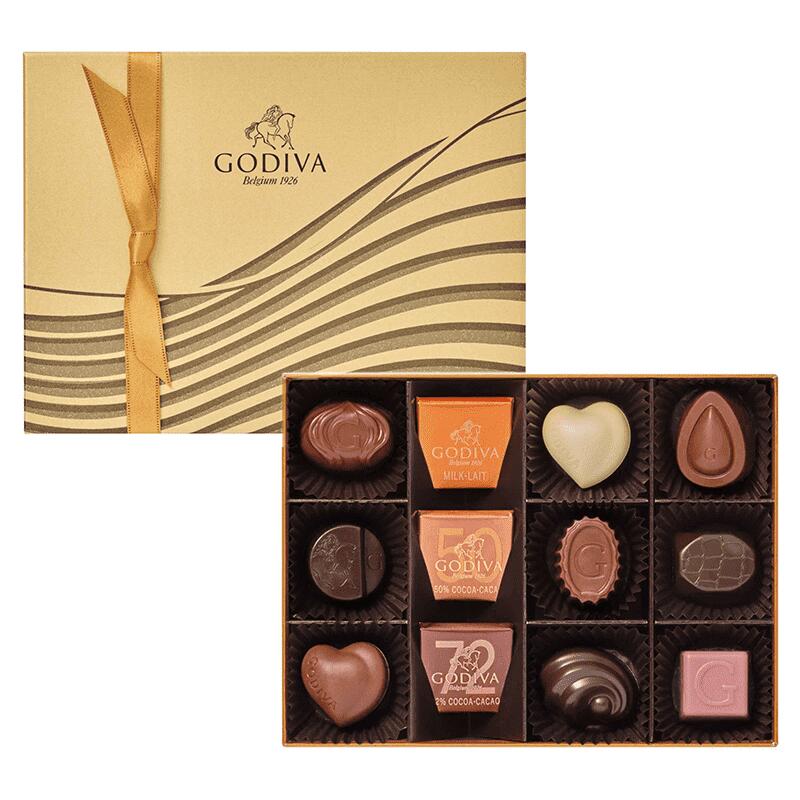 ゴディバ チョコレート [ゴディバ]ハート オブ ゴールド コレクション 12粒入