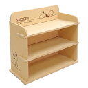 ★日本製【SN 簡単組立 ミニシェルフ(スヌーピー】工具無しの簡単組み立て/重ねる/収納/