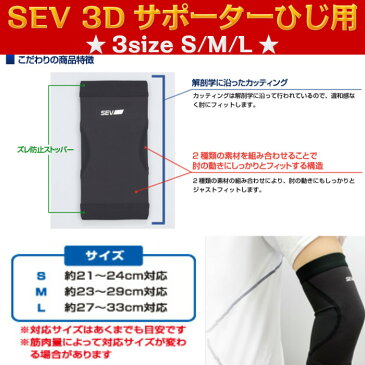 【SEV 3Dサポーター ひじ用】【送料無料/プレゼント付】肩こり/首の疲れ/SEV/サポーター