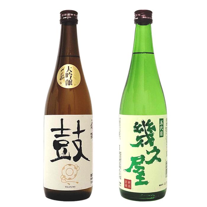 日本酒 恩田酒造 飲み比べ セット 720ml 2本 舞鶴鼓 大吟醸 五代目 幾久屋日本酒 お酒 ギフト 贈り物