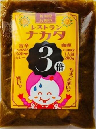 【産地直送：冷凍】懐かしの味冷凍ポークカレー【辛さ3倍】レストランナカタ