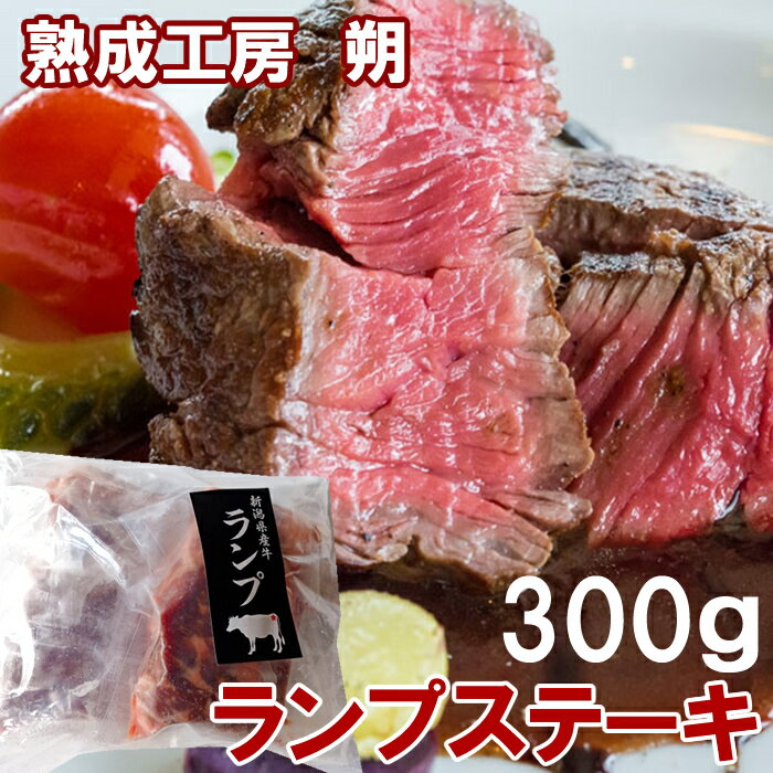 【産地直送】【冷凍】新潟県産(長岡産)ランプステーキ300g 「熟成工房朔」(2枚で300g)贅沢 厚切り ステーキ肉 高級肉 焼肉 ギフト お取り寄せグルメ 牛肉 高級 肉 お歳暮 内祝 贈り物 プレゼント お祝い