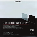 【メール便送料無料】NAGAOKA EPレコードジャケットカバー 20枚入り JC20EP 　厚み100μでしっかり保護 その1