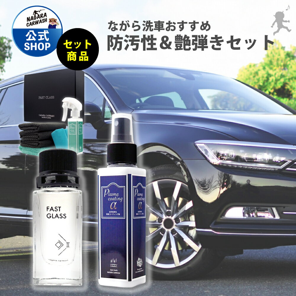 ★マラソン限定ポイント5倍★ファストガラス BASEセット + プラズマコーティングα ポーチ