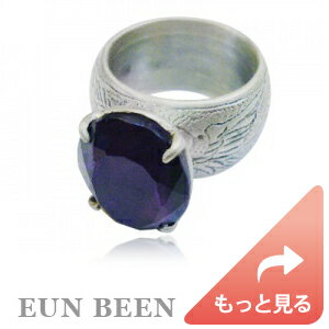 カッティングルビーのシルバーリング(十長生紋様入り) ring119 ＊ 7月 誕生石 紅玉 ルビー るびー ruby 伝統紋様 十長生 シプチャンセン 純銀 シルバー silver いぶし処理 ＊ サイズ指定 韓国ジュエリー アクセサリー ジュエリー EUNBEEN 恩彬 ウンビン［送料無料］