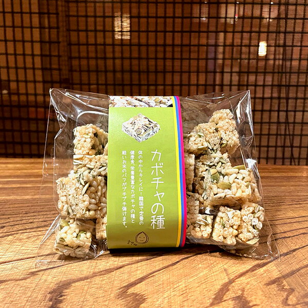 イナンソル カボチャの種カンジョン 袋入 120g★韓国 伝統菓子 砂糖不使用 無添加 健康菓子 ヘルシー カボチャの種、ポン米 フルーツソース いなんそる イナンソル INANSOL 贈り物 おつまみ《常温便・冷蔵便・冷凍便で配送可》のサムネイル