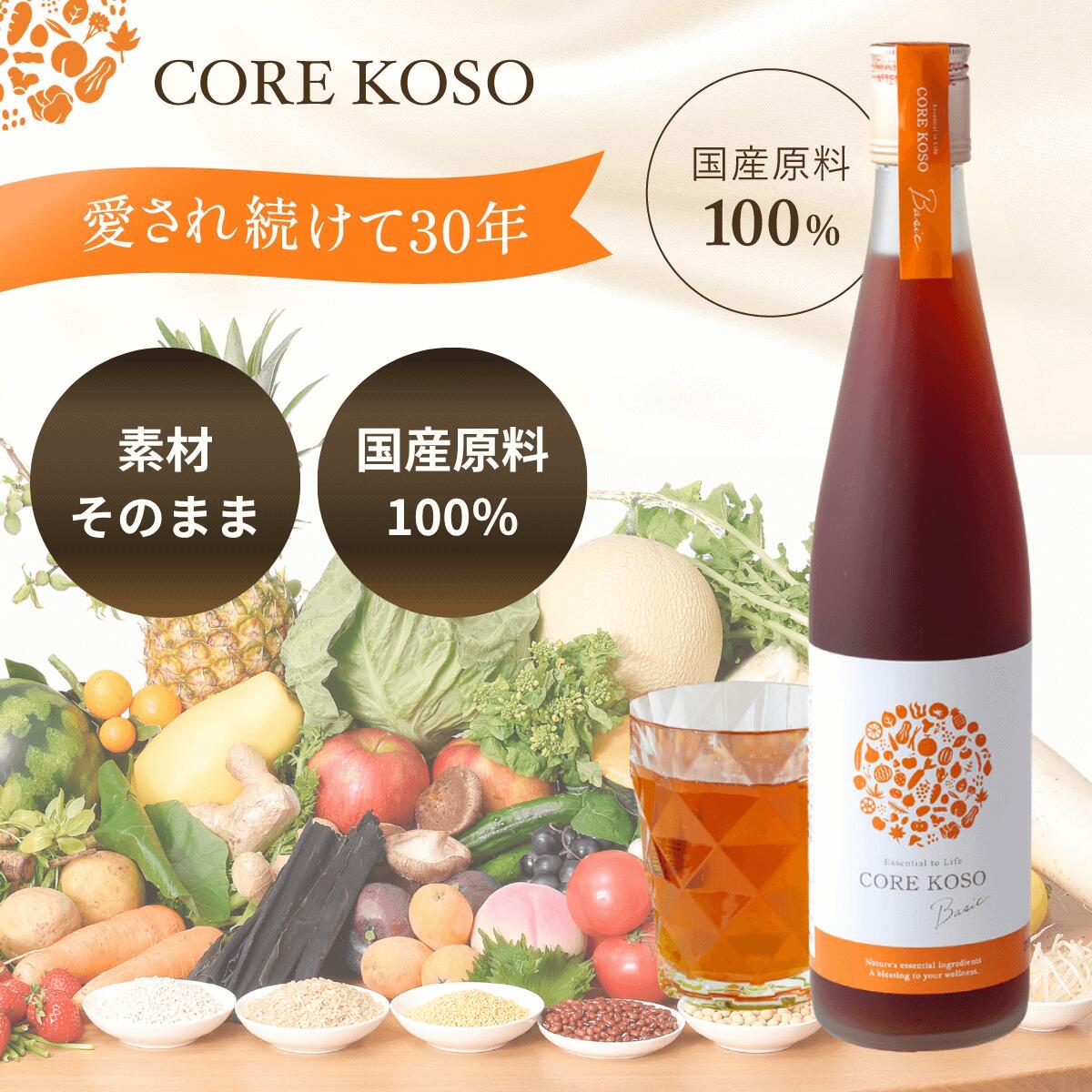 CORE KOSO 酵素 ドリンク 保存料 着色