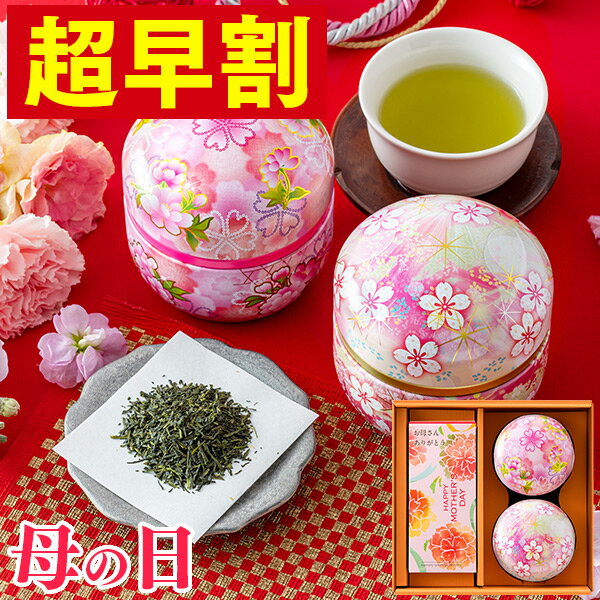 母の日 お茶 [ 早割 プレゼント ギフト 緑茶 和菓子 ギフト 詰め合わせ 贈り物 誕生日 お祝い 内祝 お...