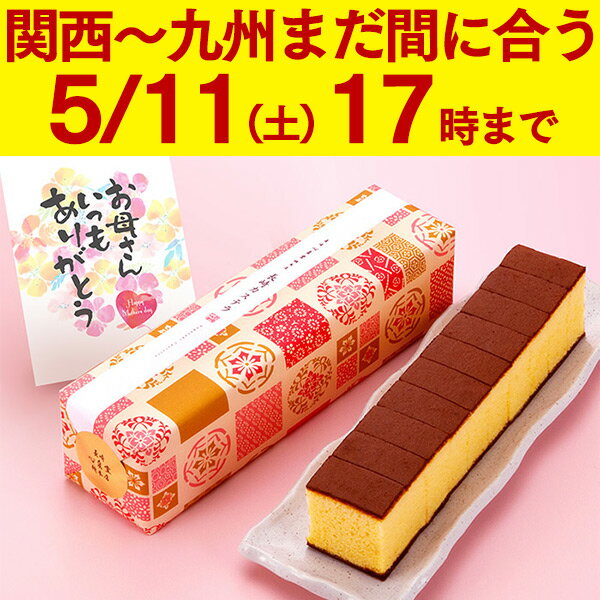 関西～九州まだ間に合う 母の日 カステラ 和菓子 [ ギフト 送料無料 スイーツ プレゼント お菓子 母 義母 お母さん 50代 60代 70代 80代 食べ物 食品 老舗 お取り寄せ 手土産 お土産 誕生日 ランキング 長崎心泉堂 ] 長崎カステラ えがお MD1U