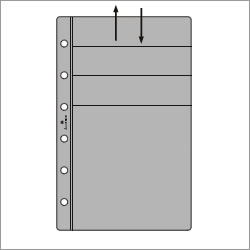 ASHFORD　ミニ6穴サイズシステム手帳用リフィル カードホルダー　トップタイプ