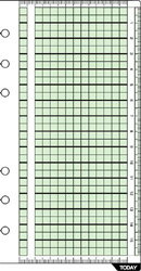 Davinci システム手帳リフィル　バイブルサイズ 下敷き＆スケール