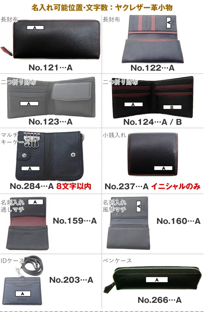 【名入れ対象商品】Brelio/ブレイリオ　IDカードホルダー　本革　ヤクレザー　IDカードケース　リールストラップ付き No.203　ブラック×ワイン/ブラック×ネイビー/ネイビー×ブラック