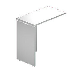 Garage 木製パソコンデスク L字用 AFサイドデスク L型連結天板のみ W700×D400×H700mm AF-074L 白/ホワイト (ガラージ/ガラーヂ/ガレージ/オフィス家具/SOHO/ソーホー/事務所/おしゃれ/シンプル/通販机/ライティング/PC/ワーク/事務/学習/作業/デスク)