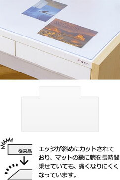 Garage at!デスク デスクマット (塩ビ) アッパーシェルフタイプ用 DM-200AT (ガラージ/ガレージ/オフィス家具/SOHO/ソーホー/事務所/シンプル/学習机 デスクマット/透明)