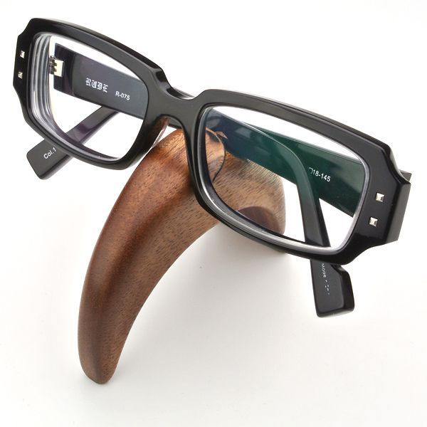 stand for glasses 木製メガネスタンド