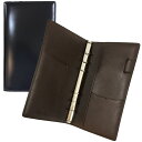 【名入れ対象商品】ブレイリオ 店舗限定 システム手帳 ロイヤルコードバン バイブルサイズ 11mm ノート ブラック/チョコ